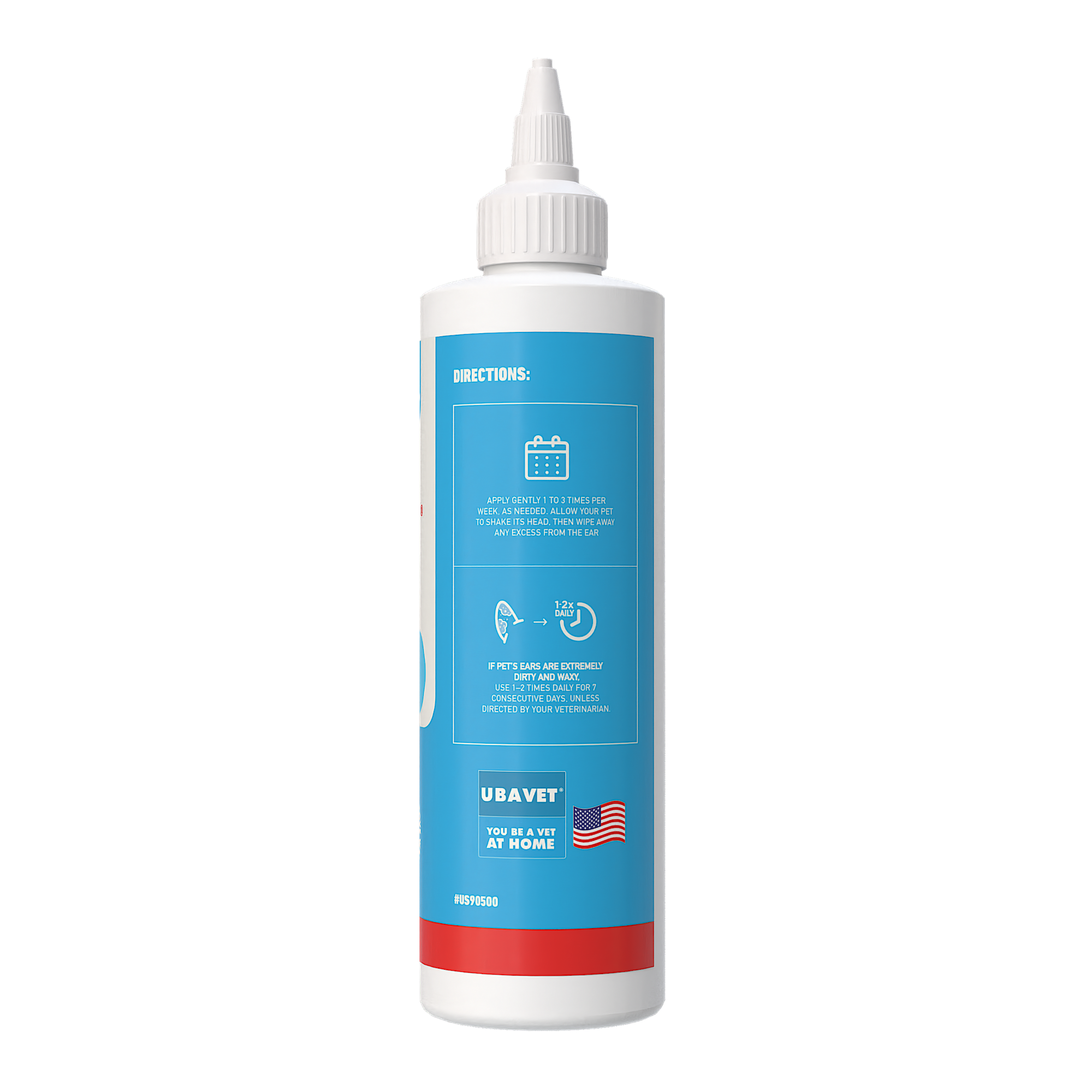 UBAVET Vet Ear Cleansing Solution for Dogs and Cats