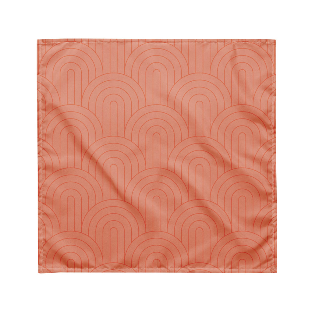 Sebastian and Clementine Scalloped Pink Bandana for Dogs and Cats