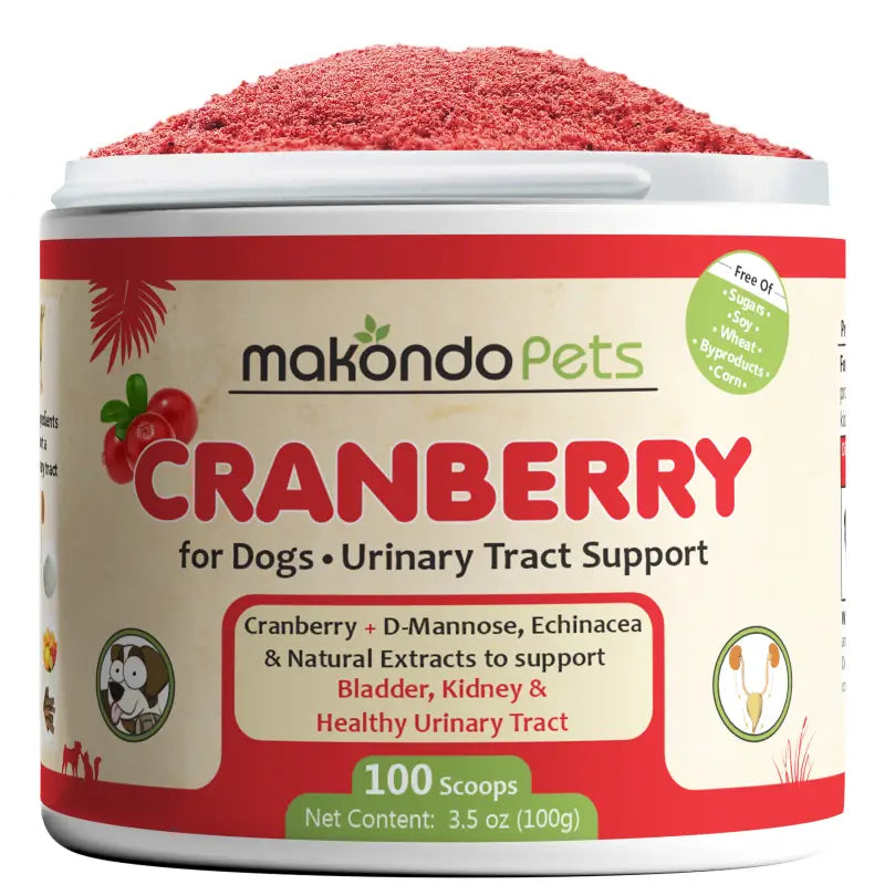 Dog Urinary Supplement – Cranberry Powder (100 Scoops)