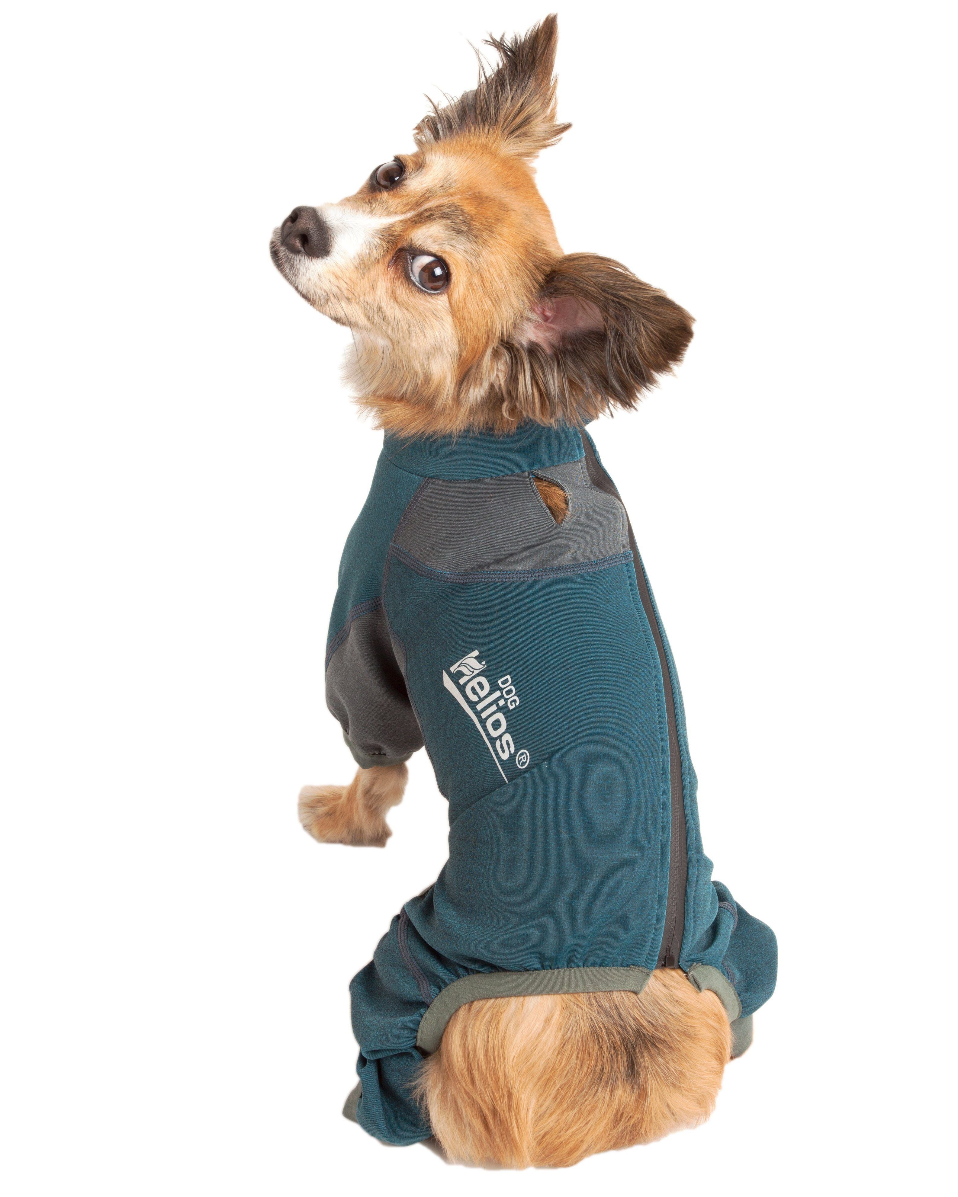 Dog Helios ® 'Rufflex' Mediumweight 4-Way-Stretch Fitness Yoga Dog Tracksuit Jacket