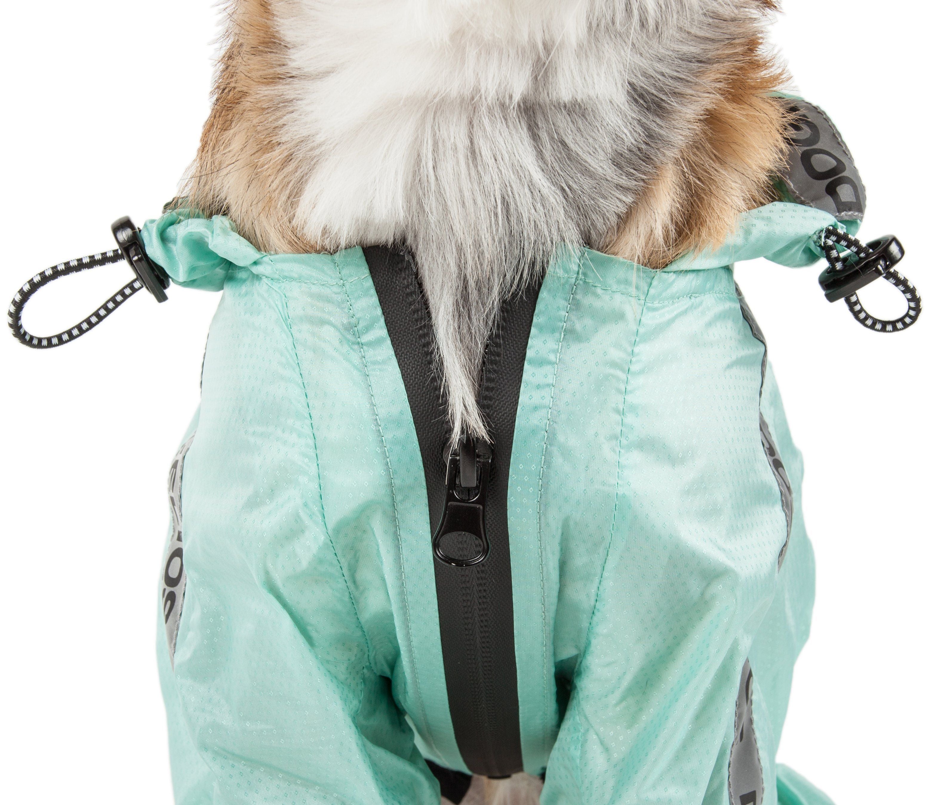 Waterproof Full Body Dog Raincoat – Torrential Shield