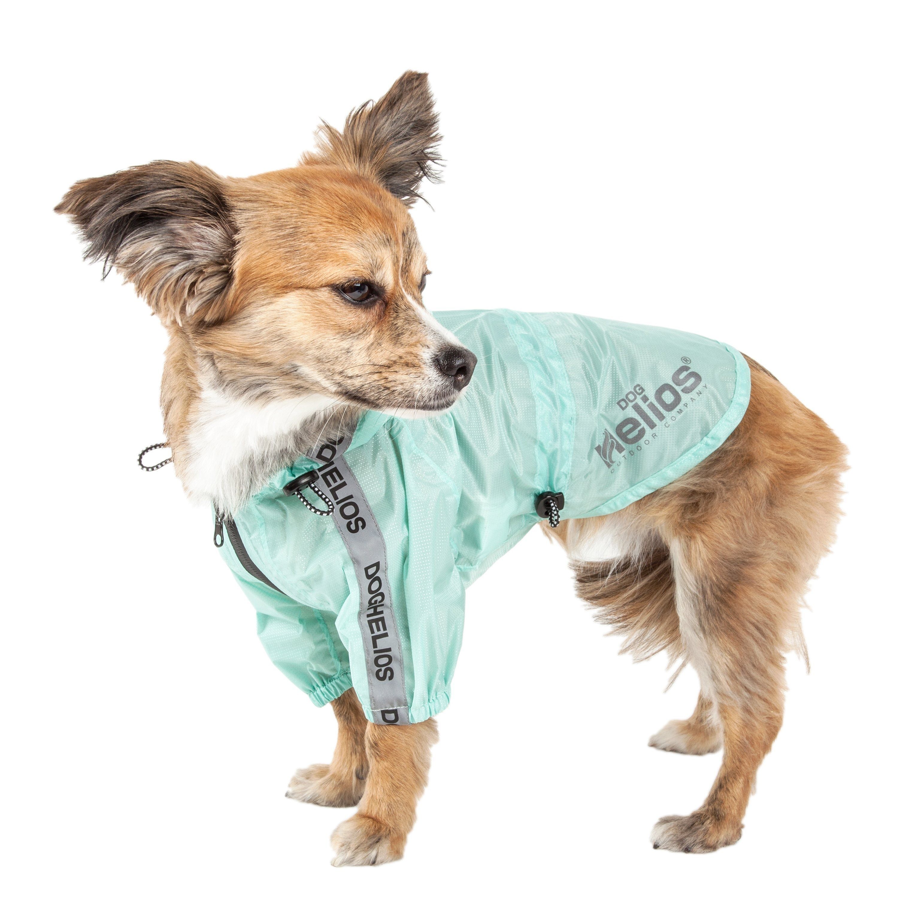 Dog Helios ® 'Torrential Shield' Adjustable and Waterproof Dog Raincoat Poncho