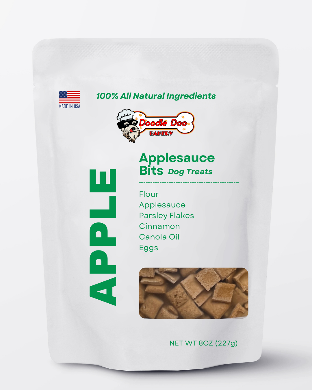 Doodle Doo Bakery Homemade Dog Treat - Apple