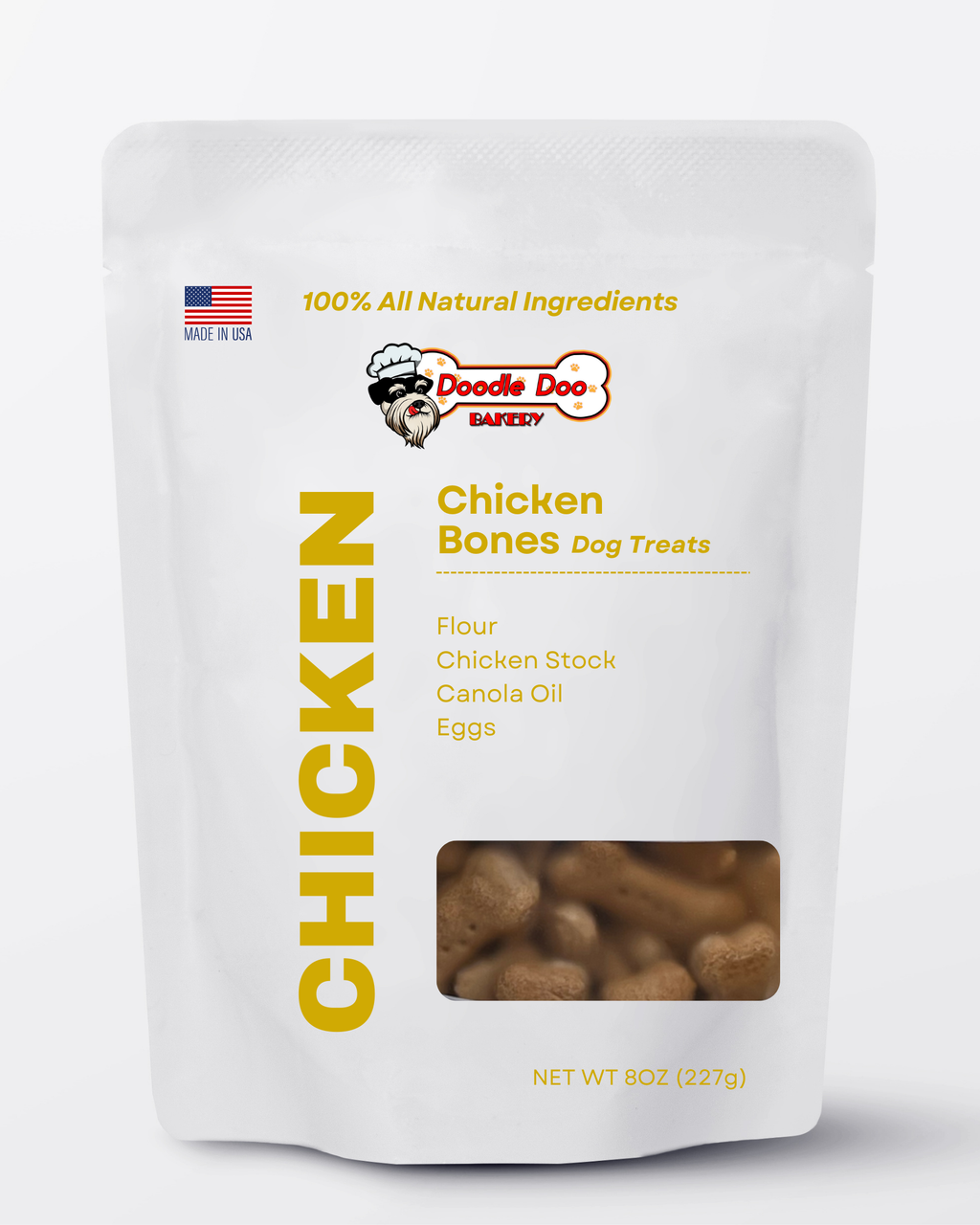 Doodle Doo Bakery Homemade Dog Treat - Chicken