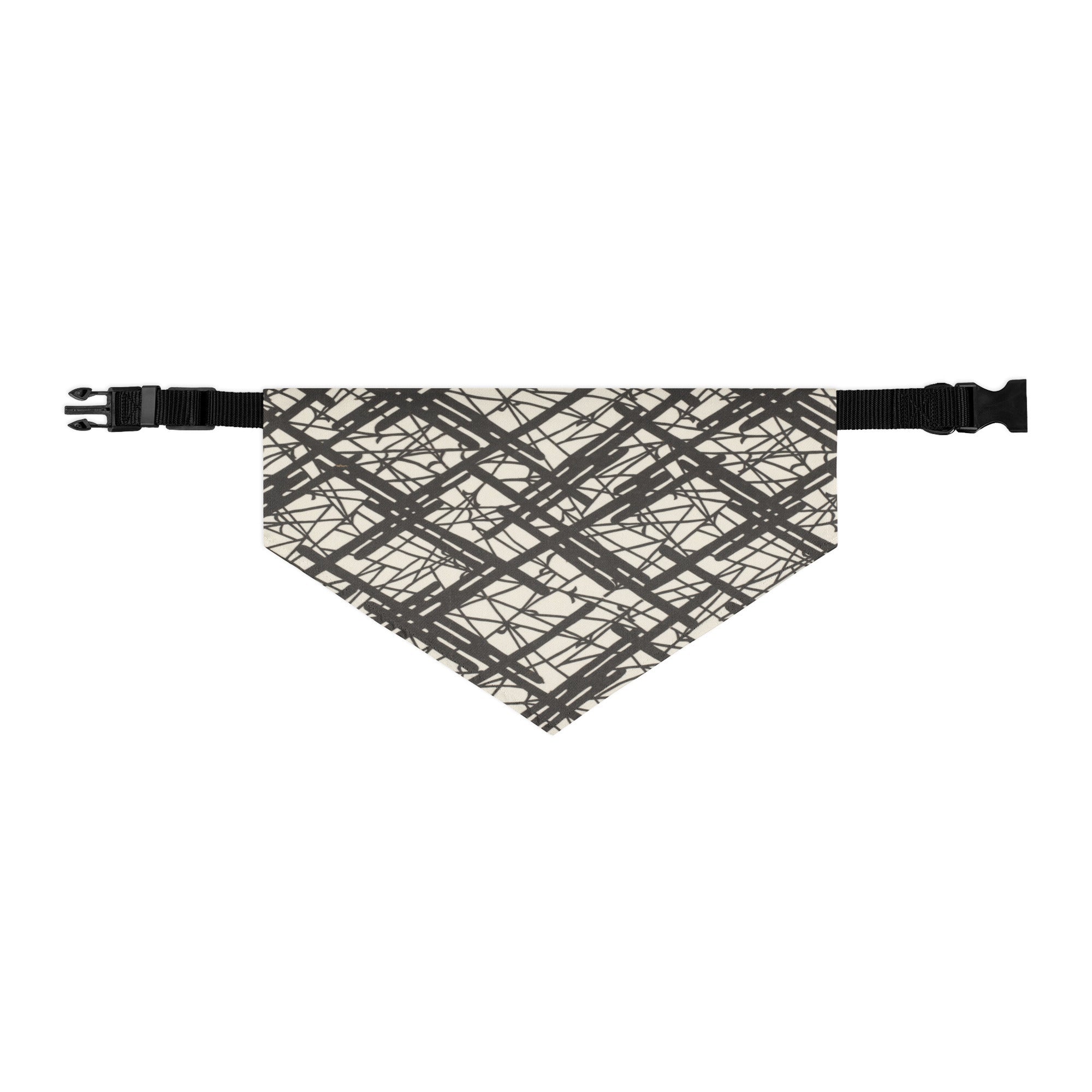 Sebastian and Clementine Vintage Collection Abstract Lines Bandana Collar for Dogs and Cats