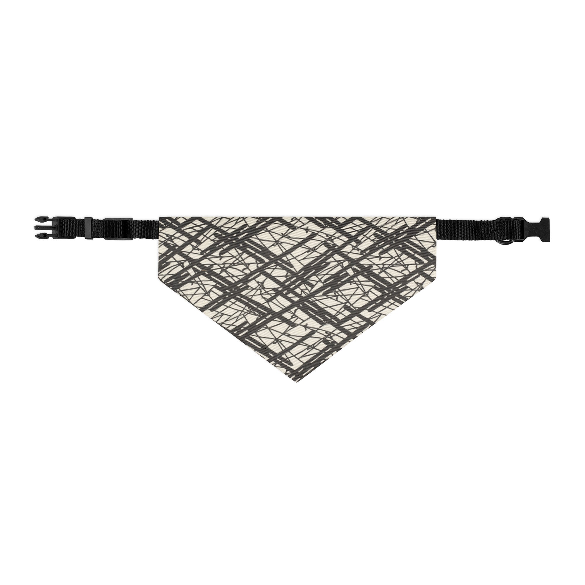 Sebastian and Clementine Vintage Collection Abstract Lines Bandana Collar for Dogs and Cats