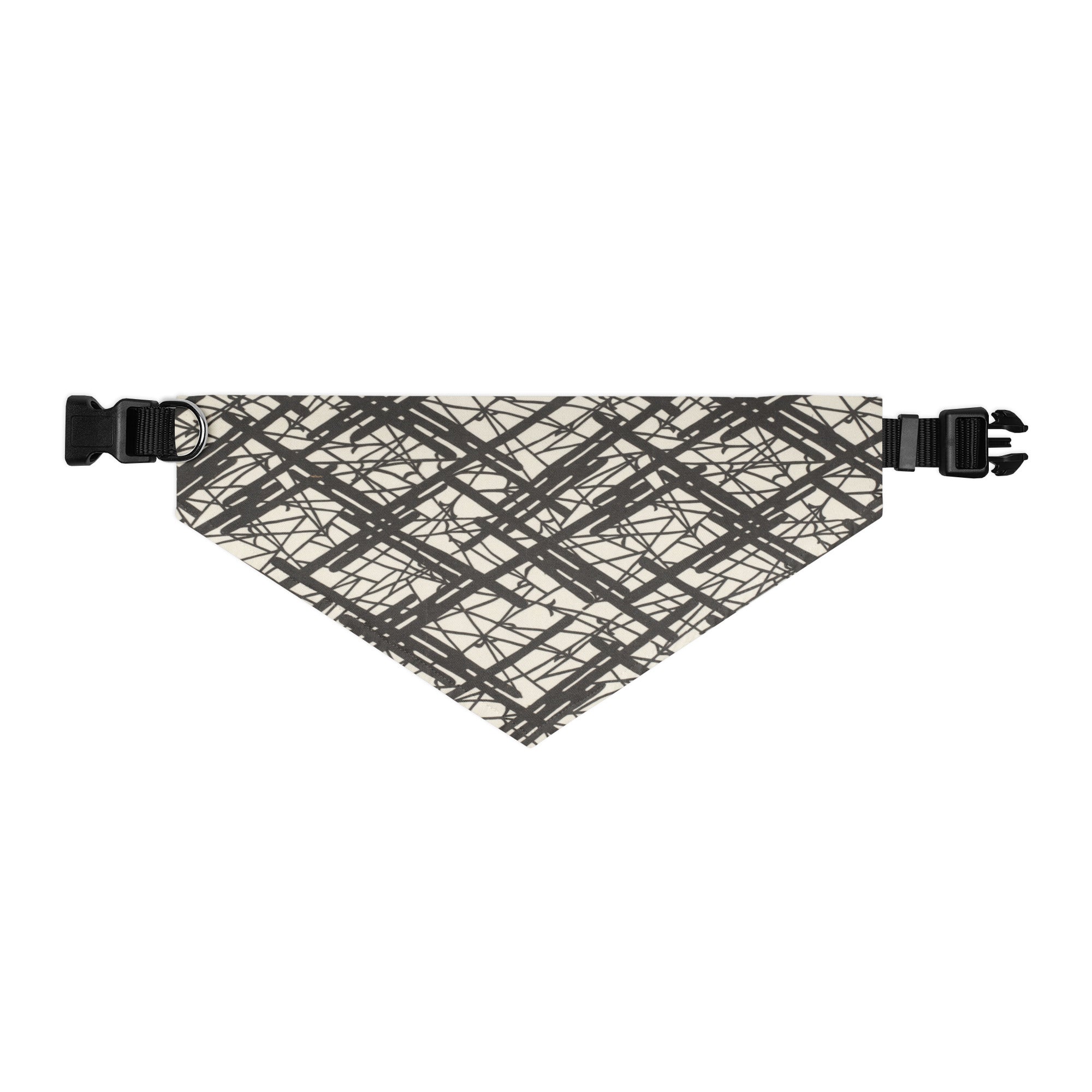 Sebastian and Clementine Vintage Collection Abstract Lines Bandana Collar for Dogs and Cats