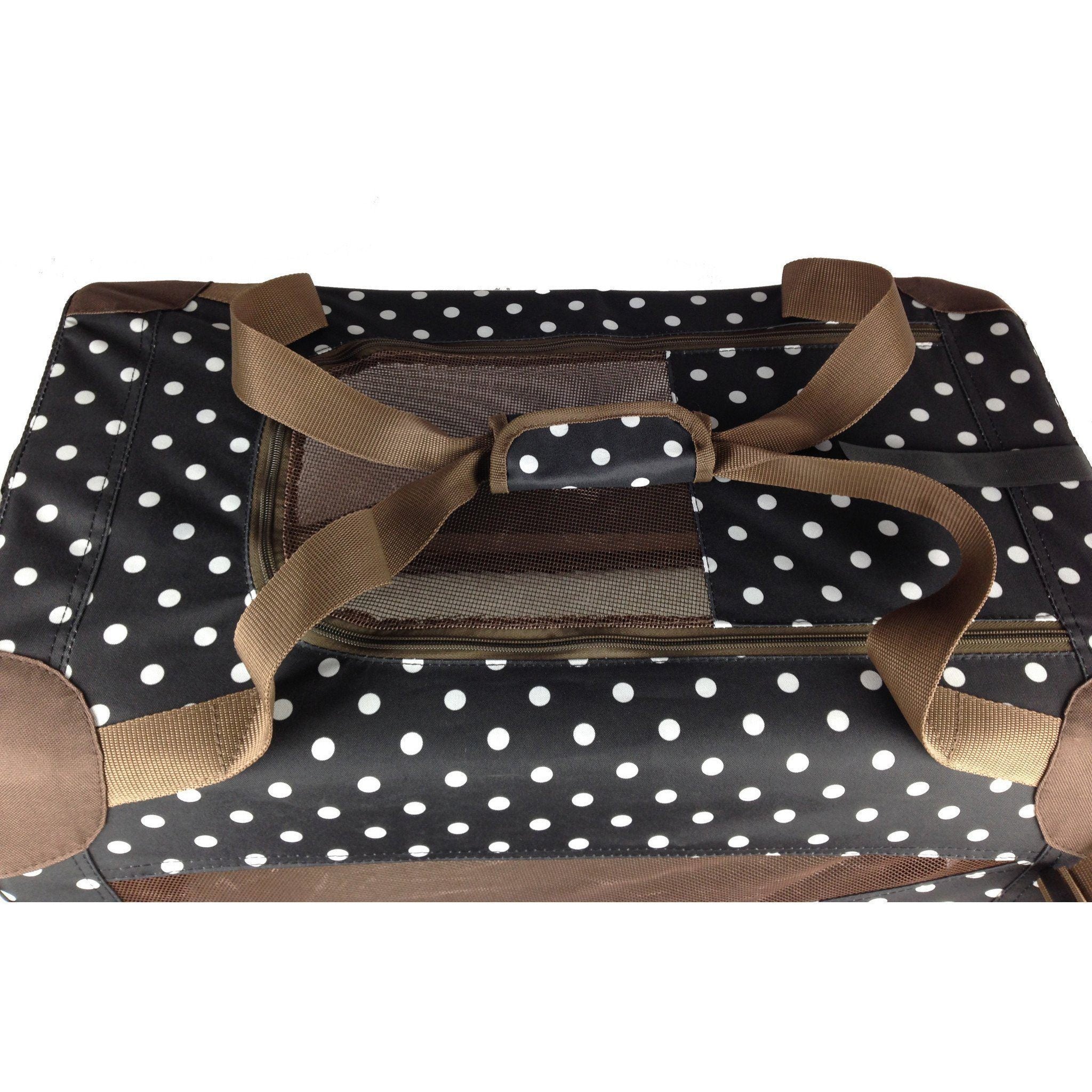 360° Vista View Zippered Soft Folding Collapsible Dog Crate Carrier