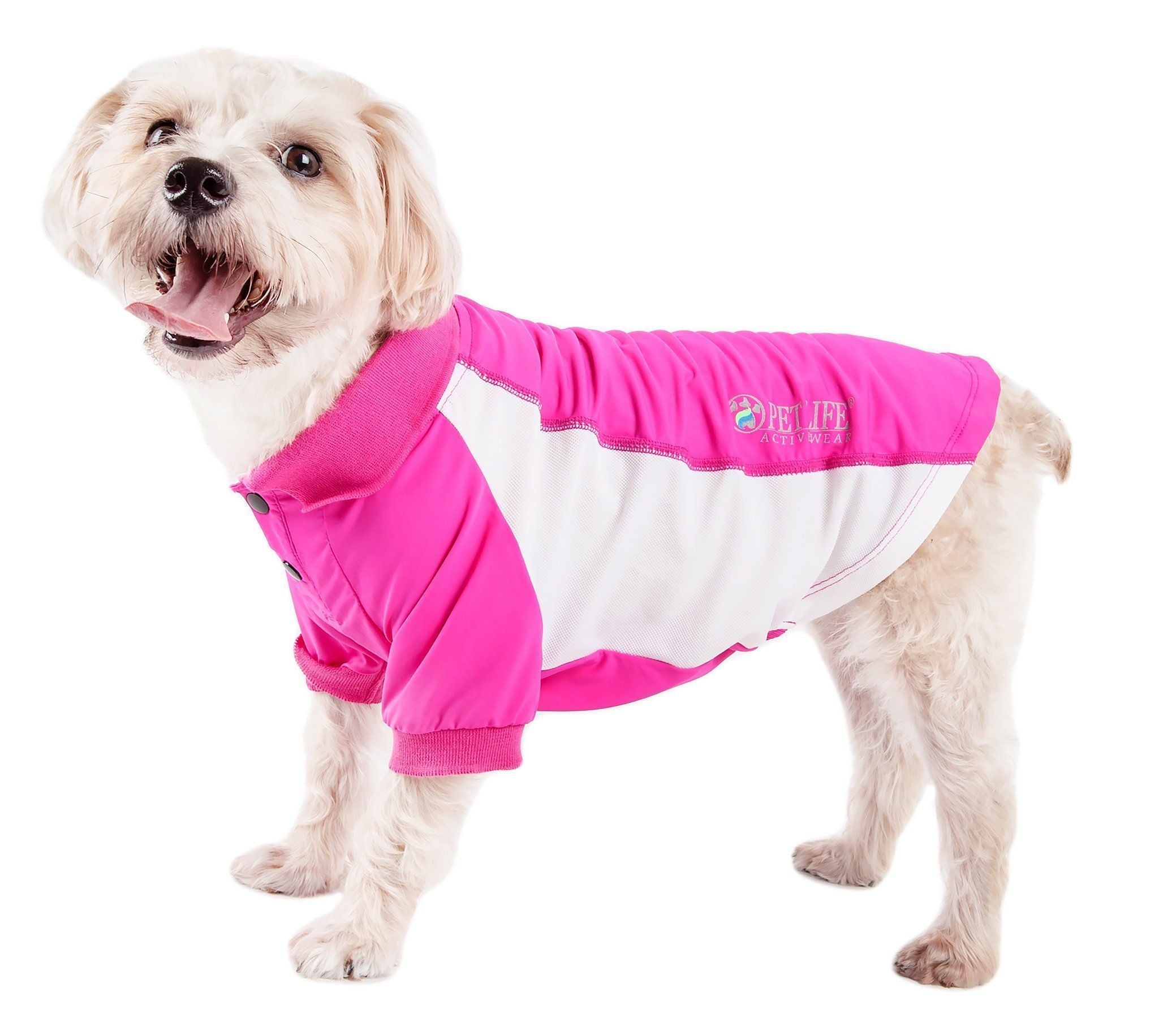 Active Barko Pawlo Relax-Stretch Quick-Dry Performance Dog Polo T-Shirt