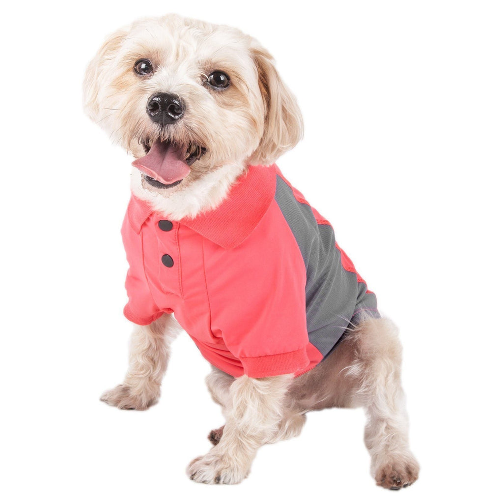 Active Barko Pawlo Relax-Stretch Quick-Dry Performance Dog Polo T-Shirt