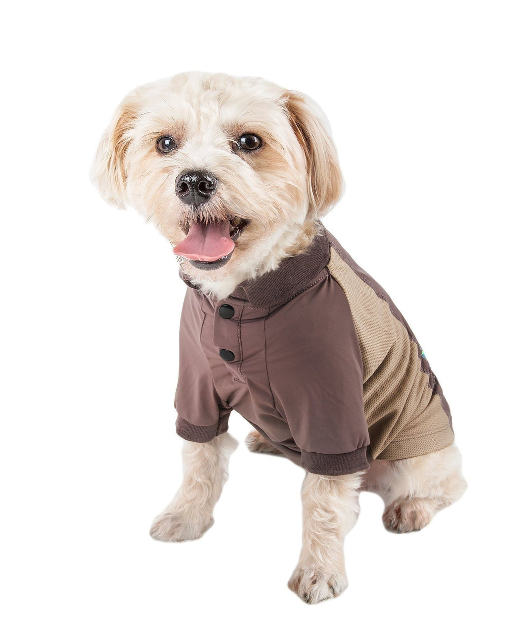 Active Barko Pawlo Relax-Stretch Quick-Dry Performance Dog Polo T-Shirt