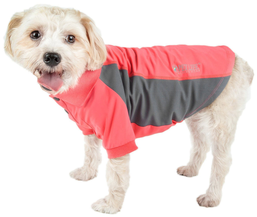 Active Barko Pawlo Relax-Stretch Quick-Dry Performance Dog Polo T-Shirt