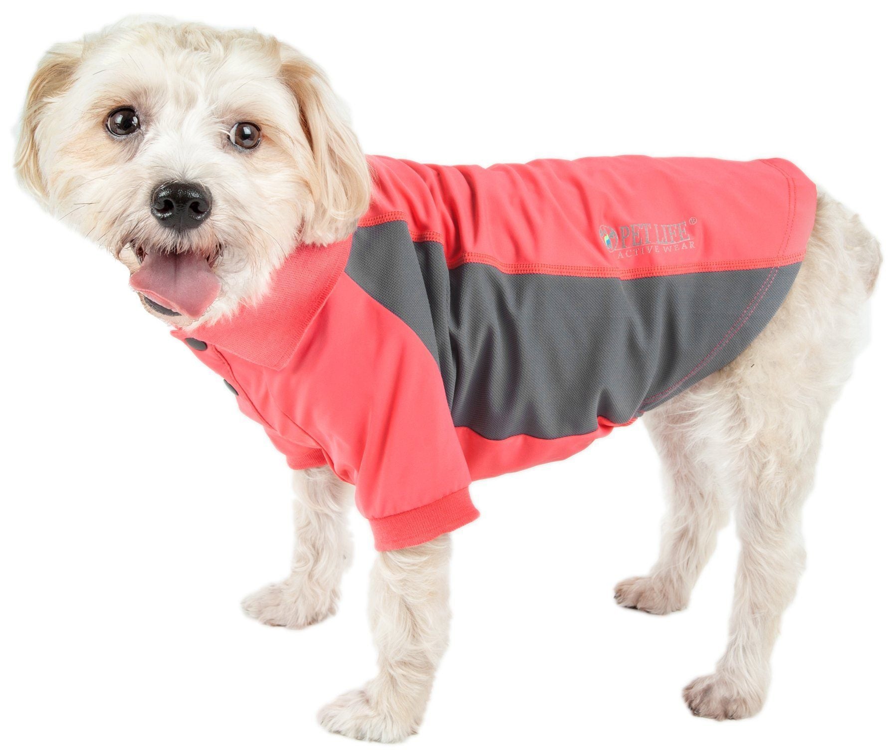 Active Barko Pawlo Relax-Stretch Quick-Dry Performance Dog Polo T-Shirt