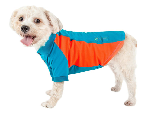 Active Barko Pawlo Relax-Stretch Quick-Dry Performance Dog Polo T-Shirt