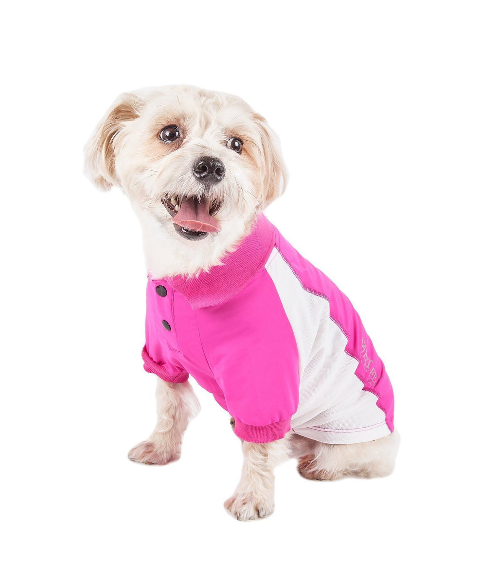 Active Barko Pawlo Relax-Stretch Quick-Dry Performance Dog Polo T-Shirt