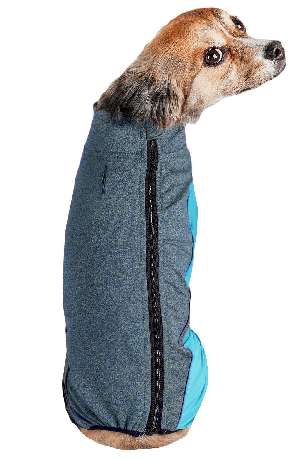 Active Chase Pacer Medium-Weight 4-Way-Stretch Yoga Fitness Dog Tracksuit