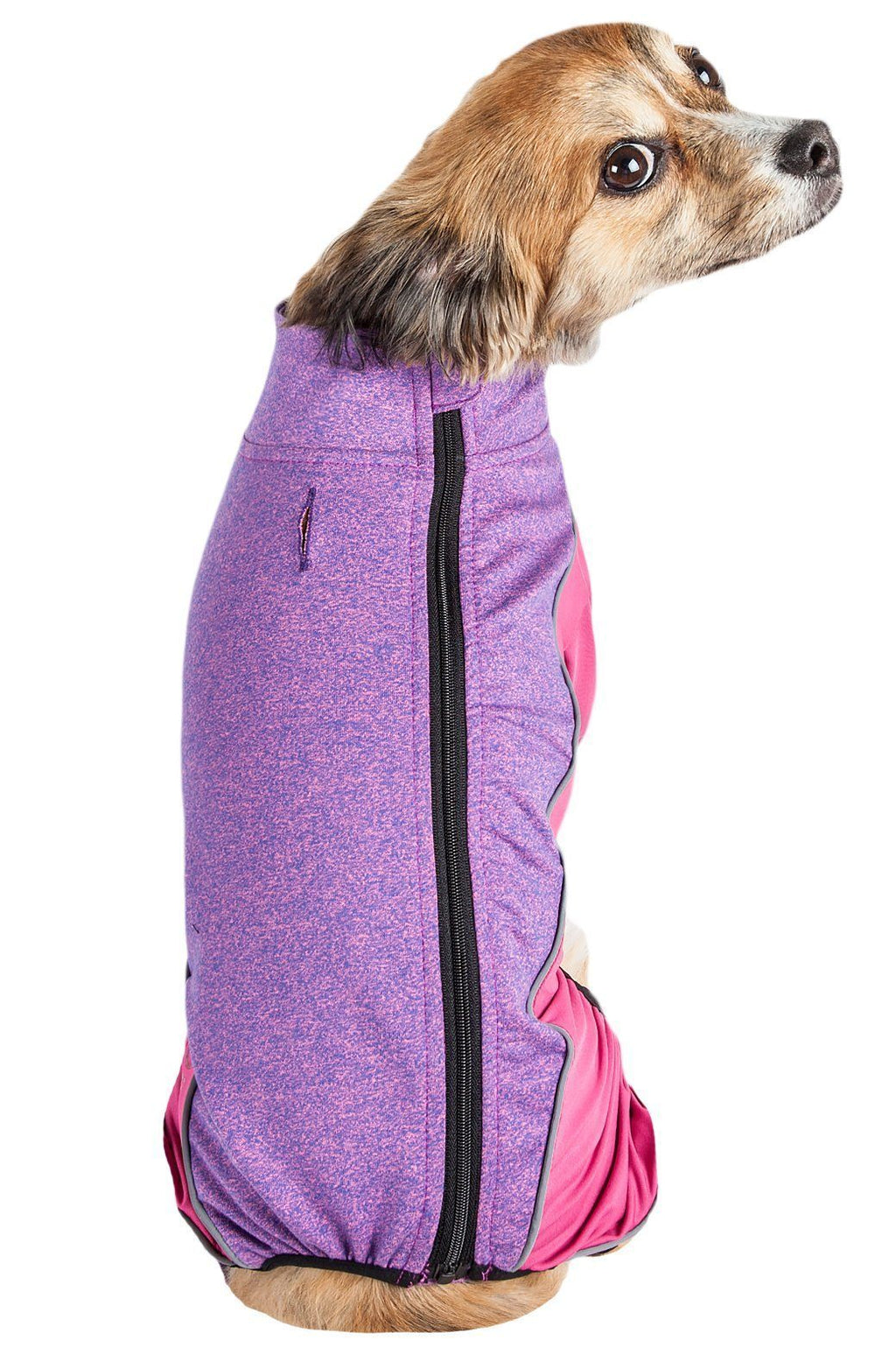Active Chase Pacer Medium-Weight 4-Way-Stretch Yoga Fitness Dog Tracksuit
