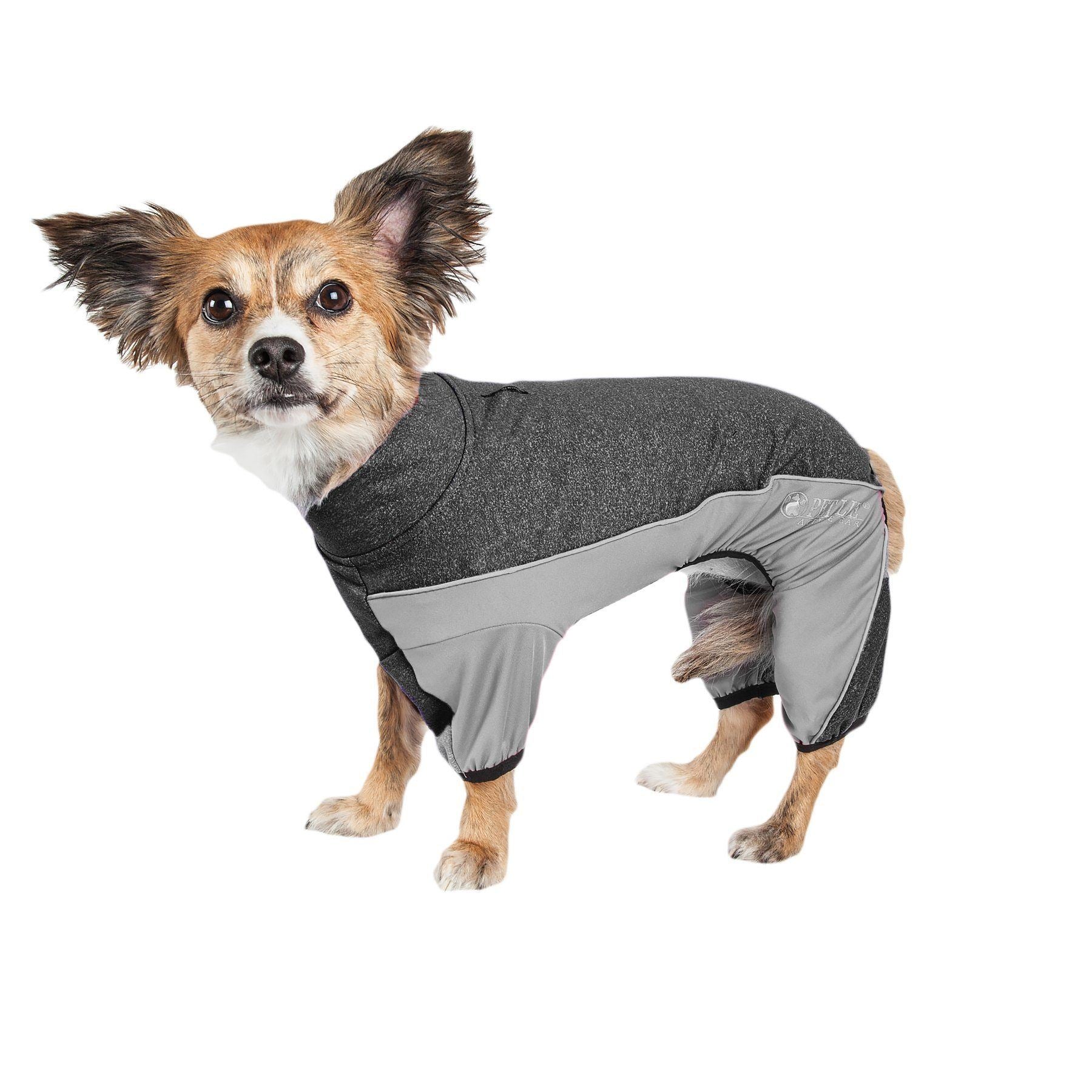 Active Chase Pacer Medium-Weight 4-Way-Stretch Yoga Fitness Dog Tracksuit