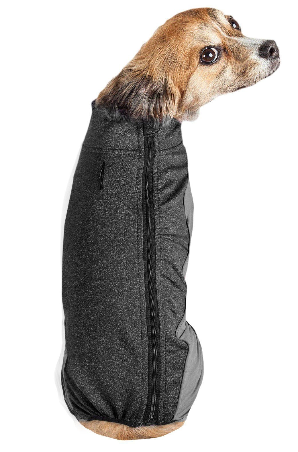 Active Chase Pacer Medium-Weight 4-Way-Stretch Yoga Fitness Dog Tracksuit