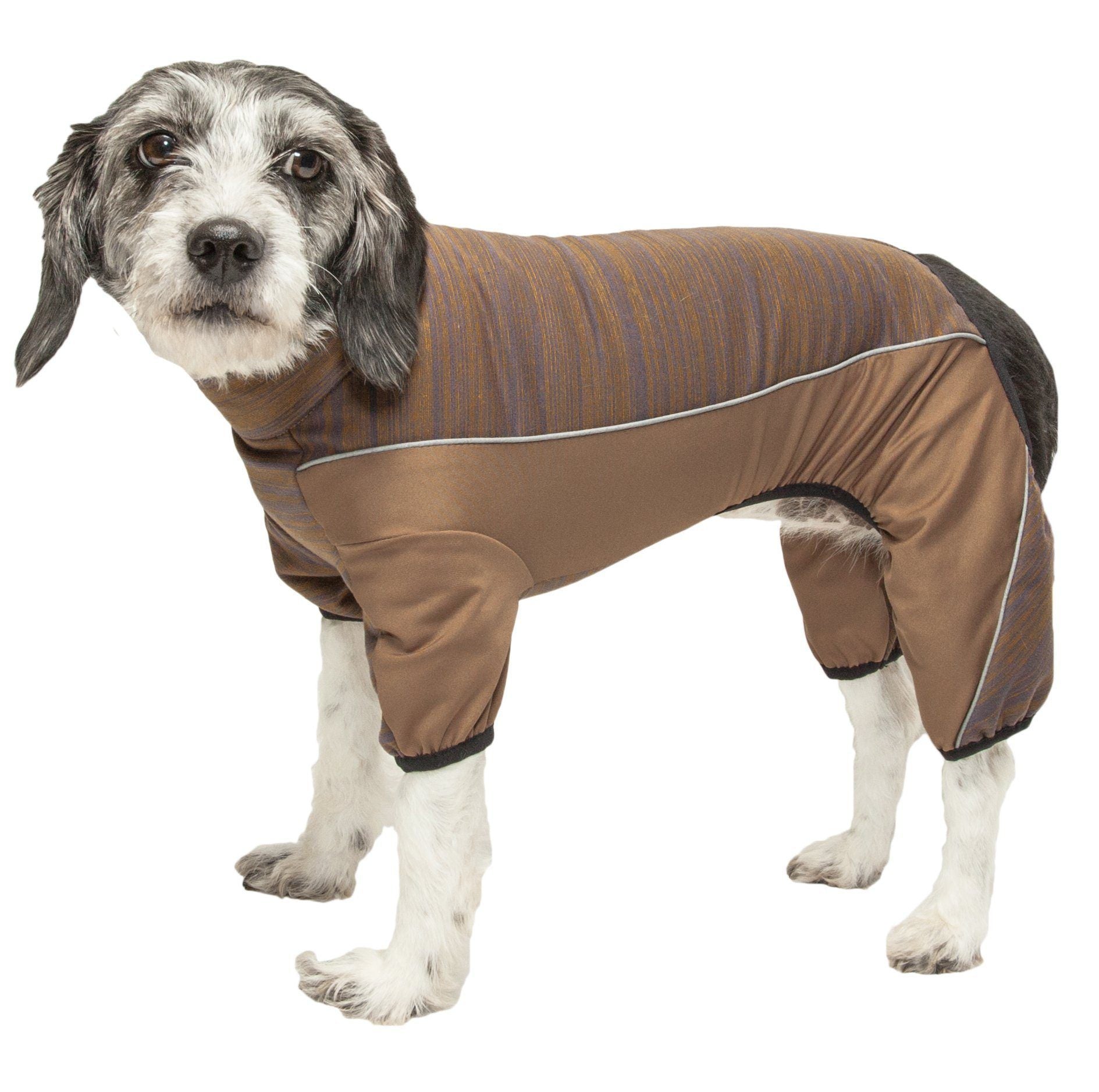 Active Chase Pacer Medium-Weight 4-Way-Stretch Yoga Fitness Dog Tracksuit