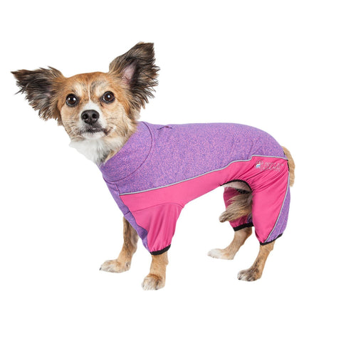 Active Chase Pacer Medium-Weight 4-Way-Stretch Yoga Fitness Dog Tracksuit