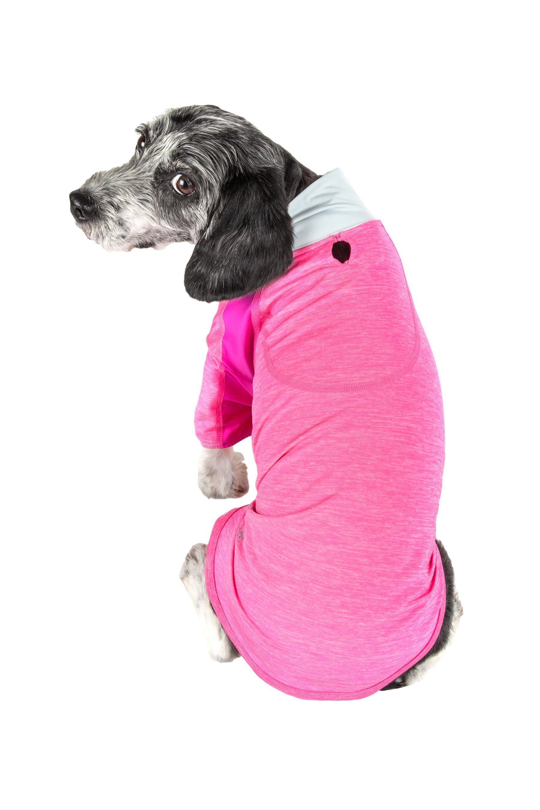 Active Chewitt Wagassy 4-Way-Stretch Yoga Fitness Long-Sleeve Dog T-Shirt