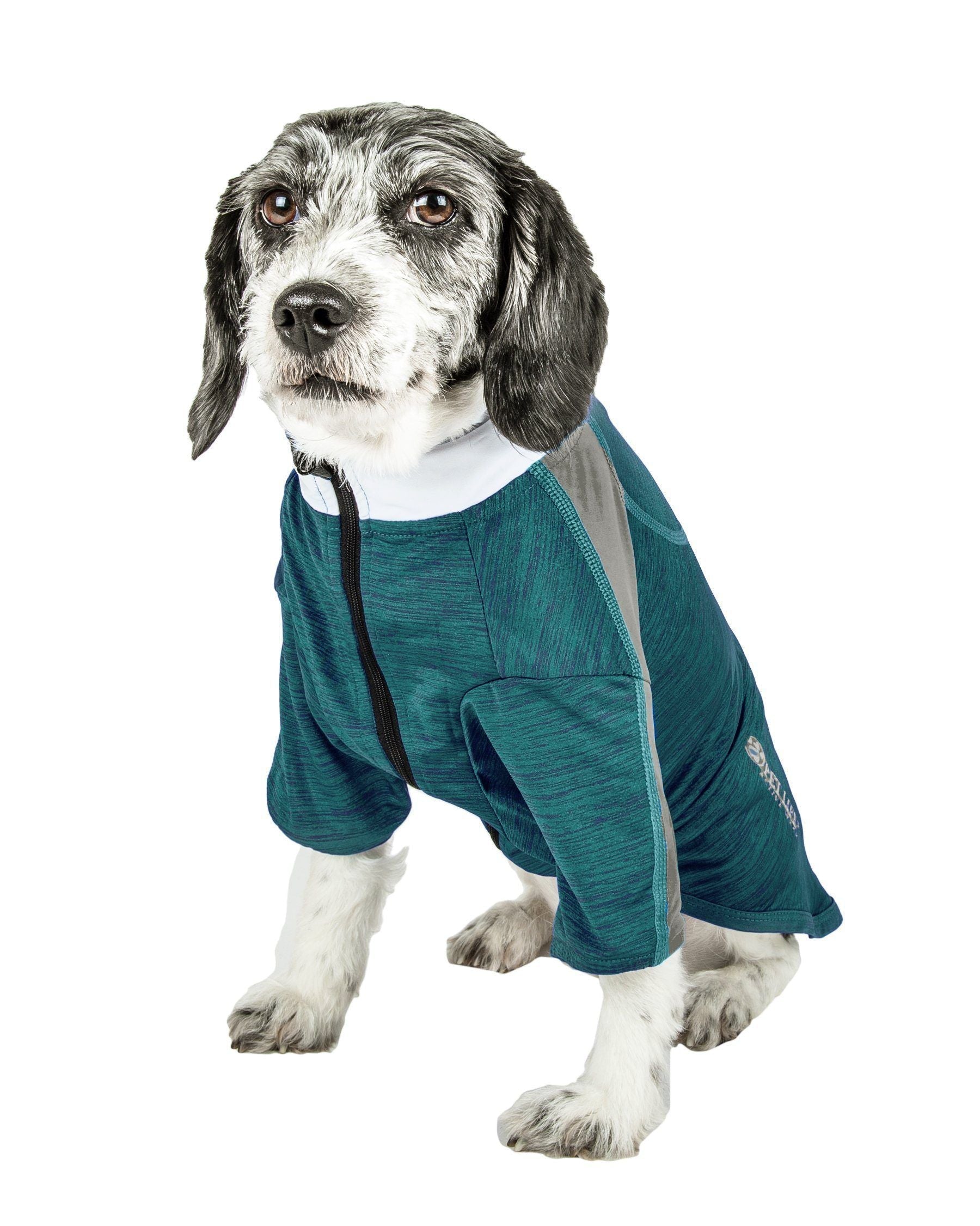 Active Chewitt Wagassy 4-Way-Stretch Yoga Fitness Long-Sleeve Dog T-Shirt