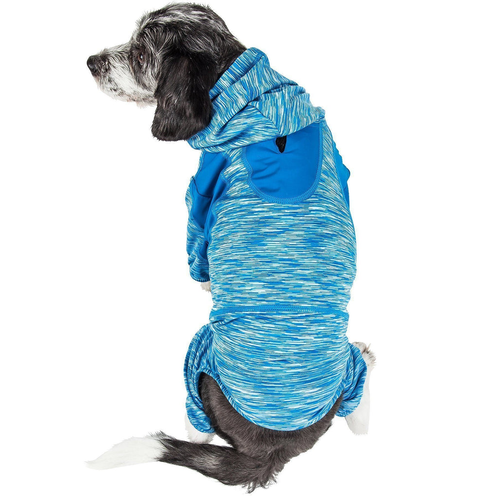 Active Downward Dog 4-Way-Stretch Fitness Yoga Dog Tracksuit Hoodie