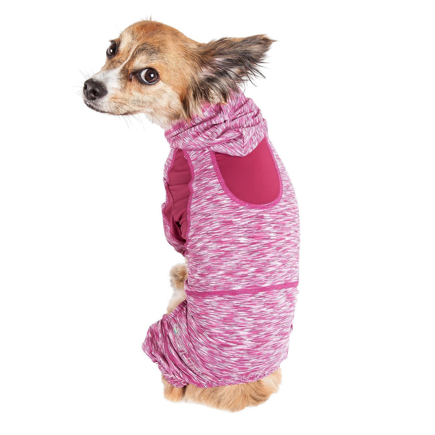 Active Downward Dog 4-Way-Stretch Fitness Yoga Dog Tracksuit Hoodie