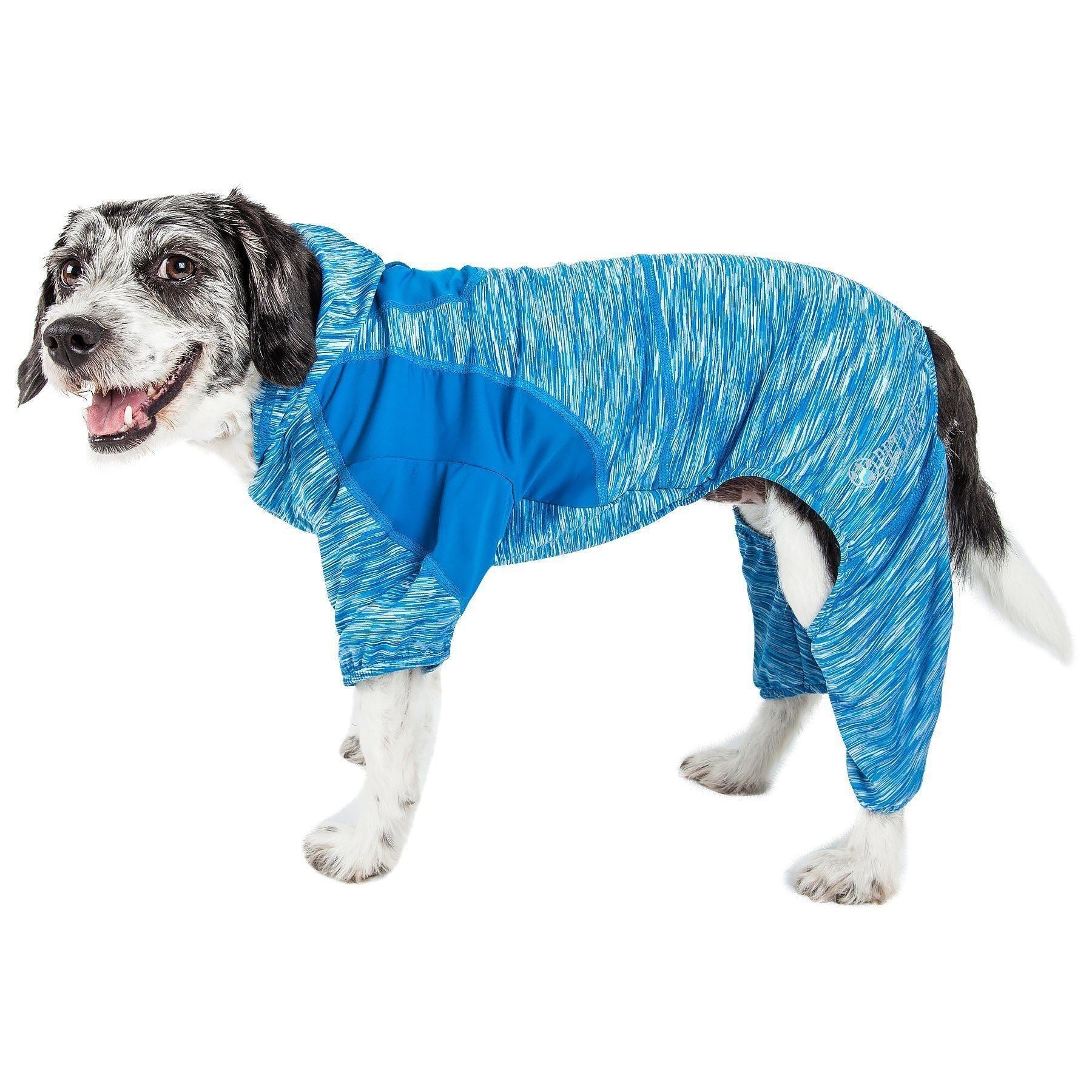 Active Downward Dog 4-Way-Stretch Fitness Yoga Dog Tracksuit Hoodie