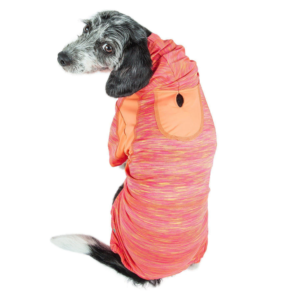 Active Downward Dog 4-Way-Stretch Fitness Yoga Dog Tracksuit Hoodie