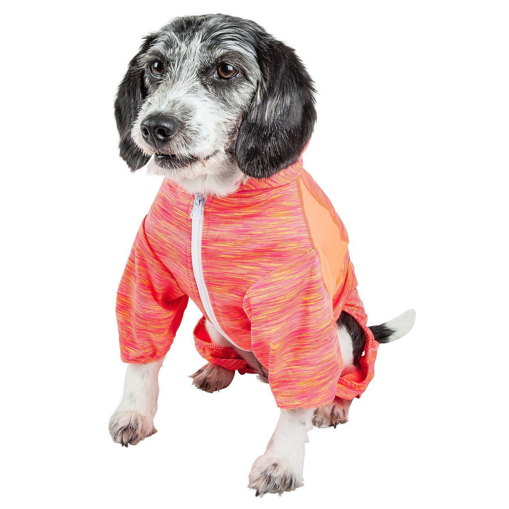 Active Downward Dog 4-Way-Stretch Fitness Yoga Dog Tracksuit Hoodie
