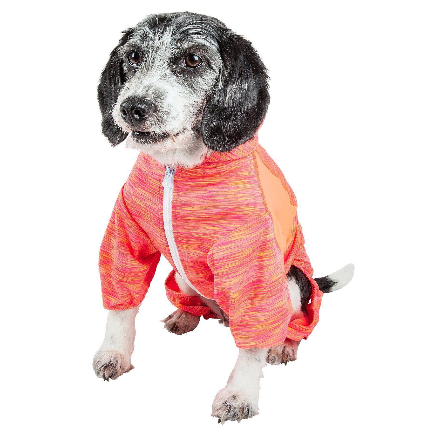 Active Downward Dog 4-Way-Stretch Fitness Yoga Dog Tracksuit Hoodie