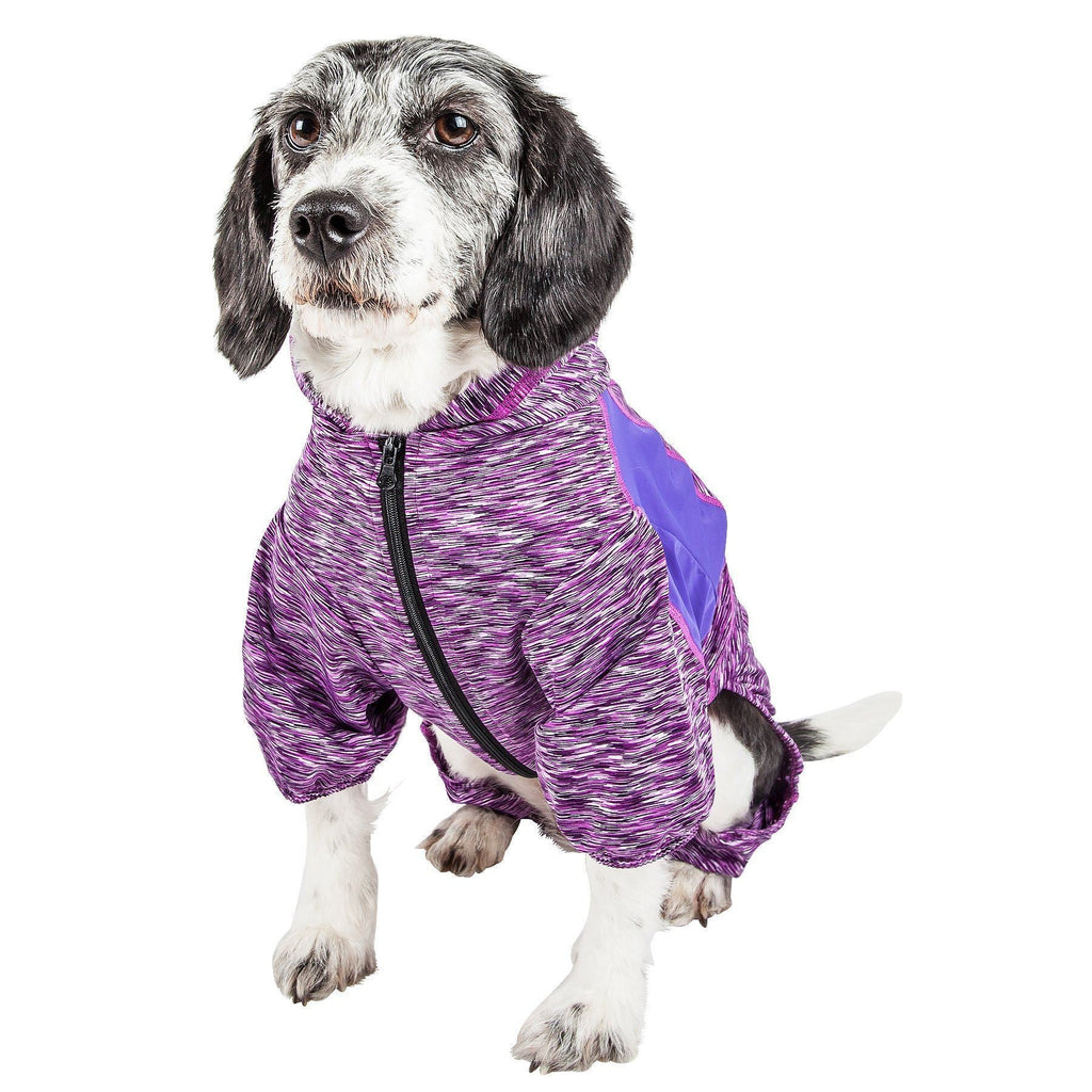 Active Downward Dog 4-Way-Stretch Fitness Yoga Dog Tracksuit Hoodie