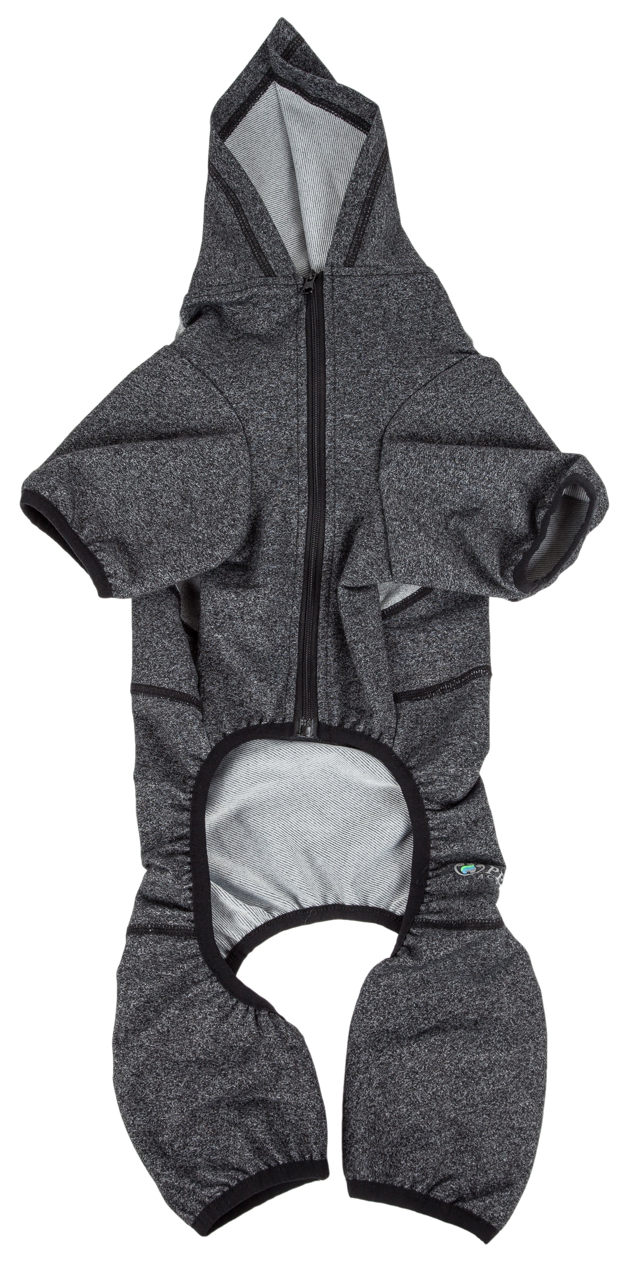 Fur-Breeze 4-Way-Stretch Full Body Hooded Dog Yoga Sweater