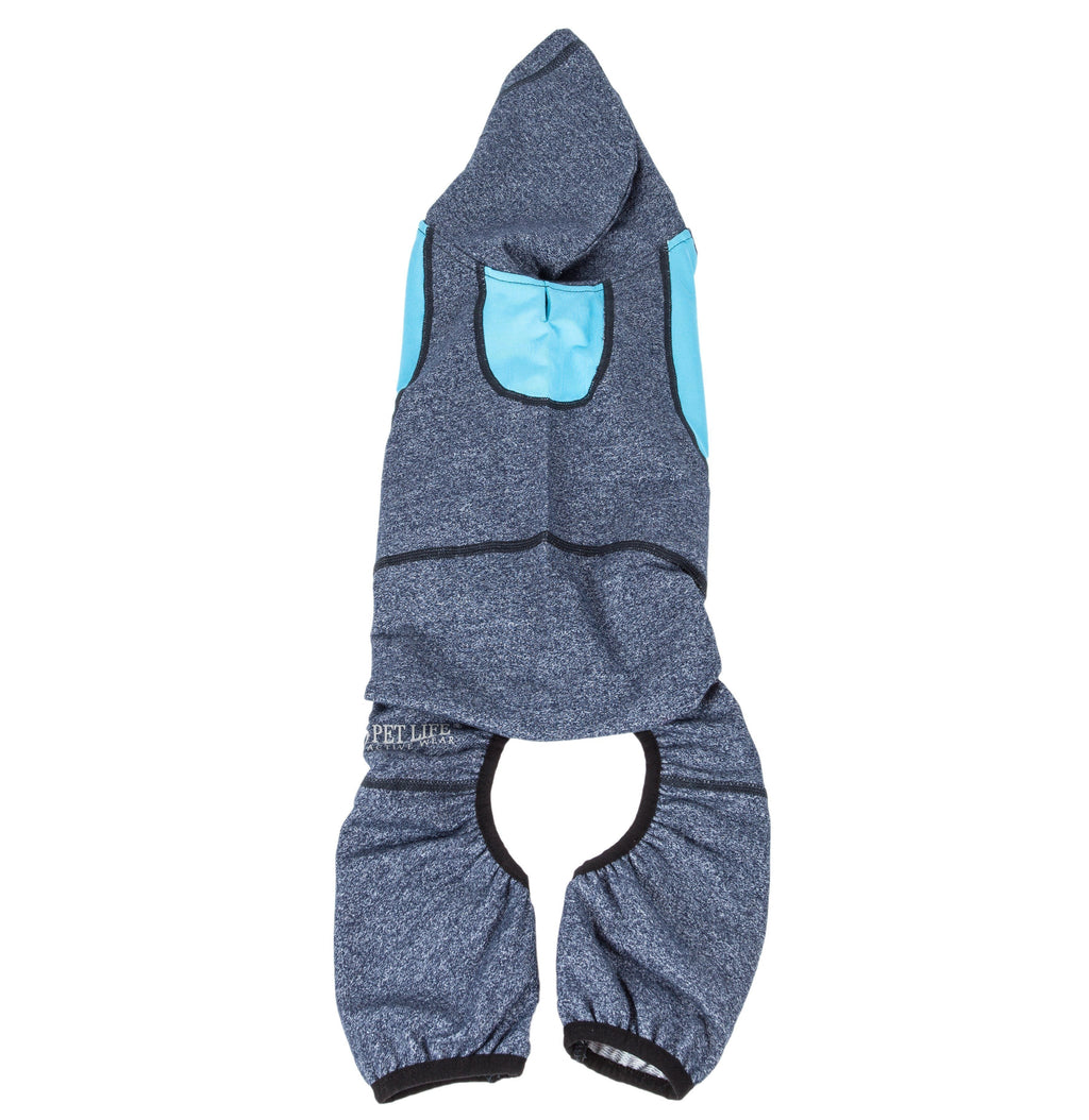 Fur-Breeze 4-Way-Stretch Full Body Hooded Dog Yoga Sweater