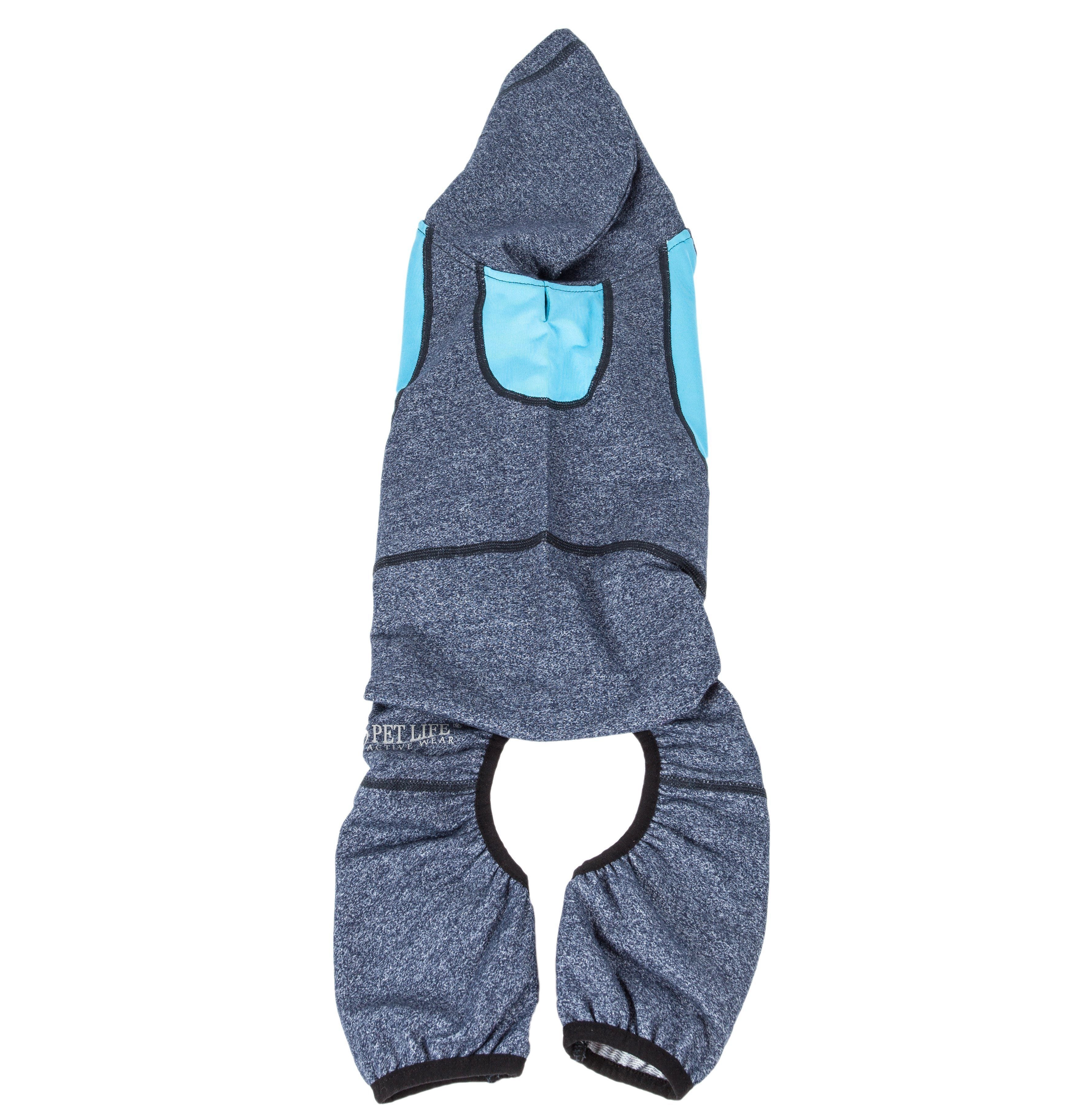 Fur-Breeze 4-Way-Stretch Full Body Hooded Dog Yoga Sweater