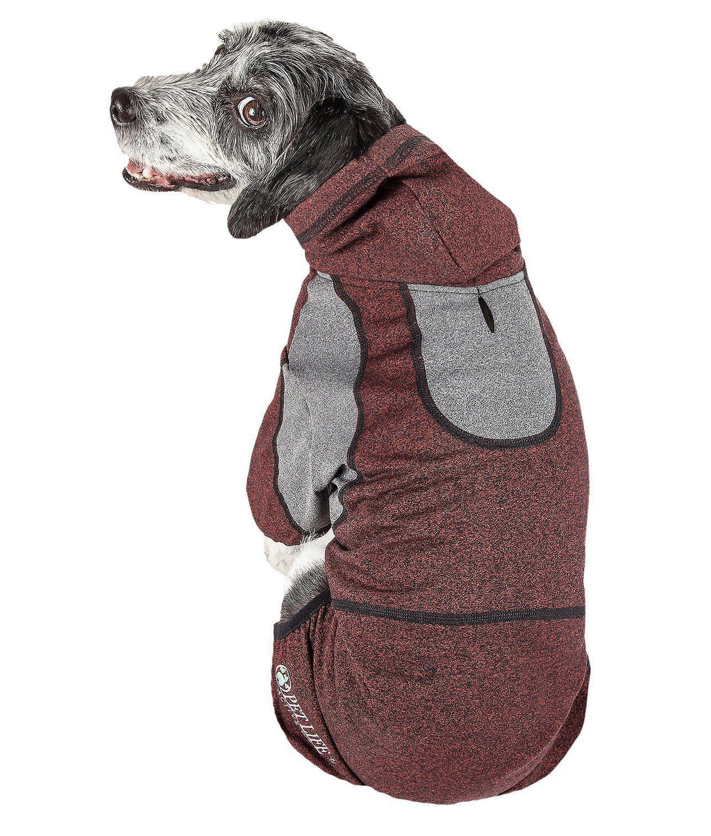 Fur-Breeze 4-Way-Stretch Full Body Hooded Dog Yoga Sweater