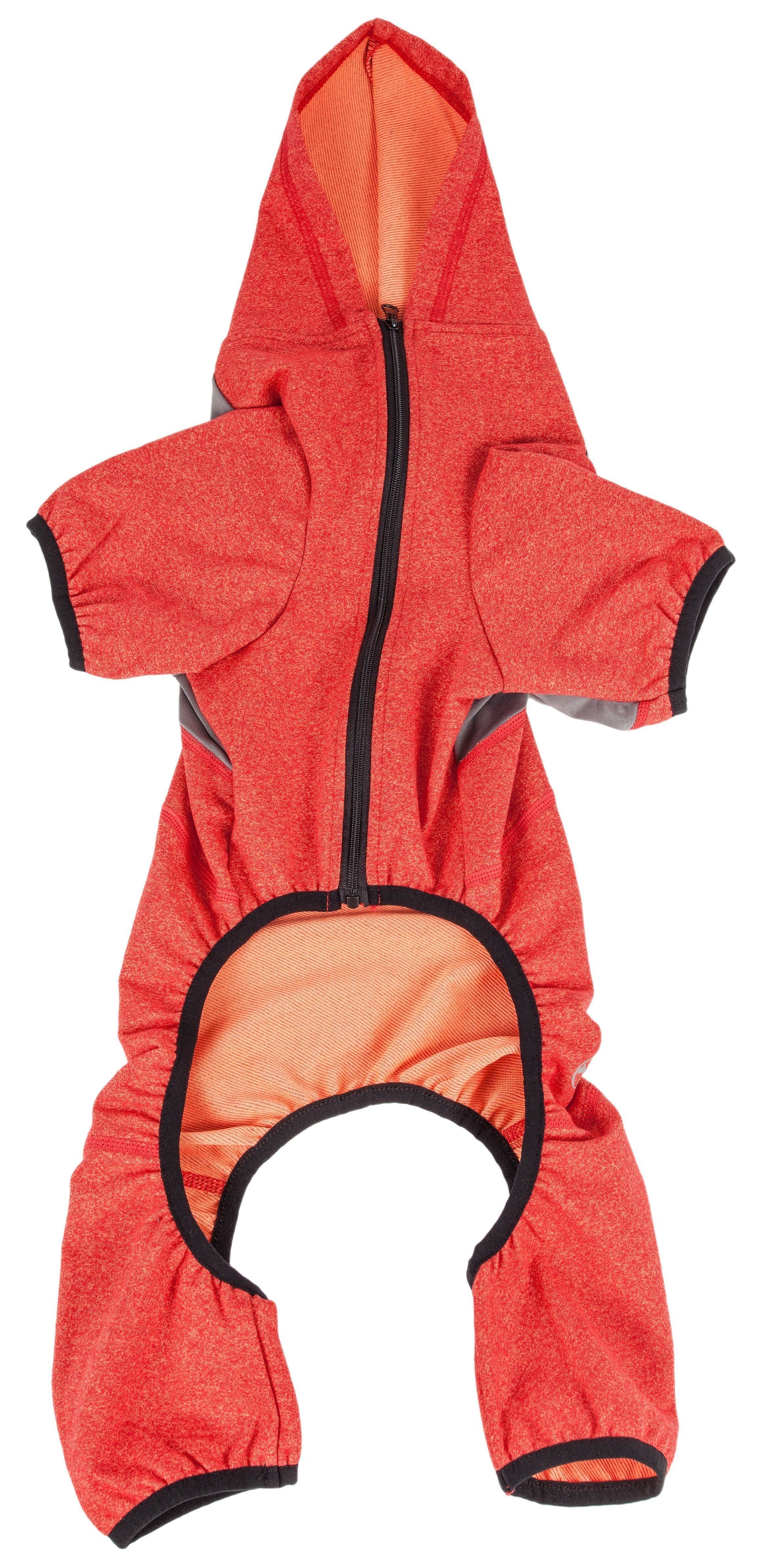 Fur-Breeze 4-Way-Stretch Full Body Hooded Dog Yoga Sweater
