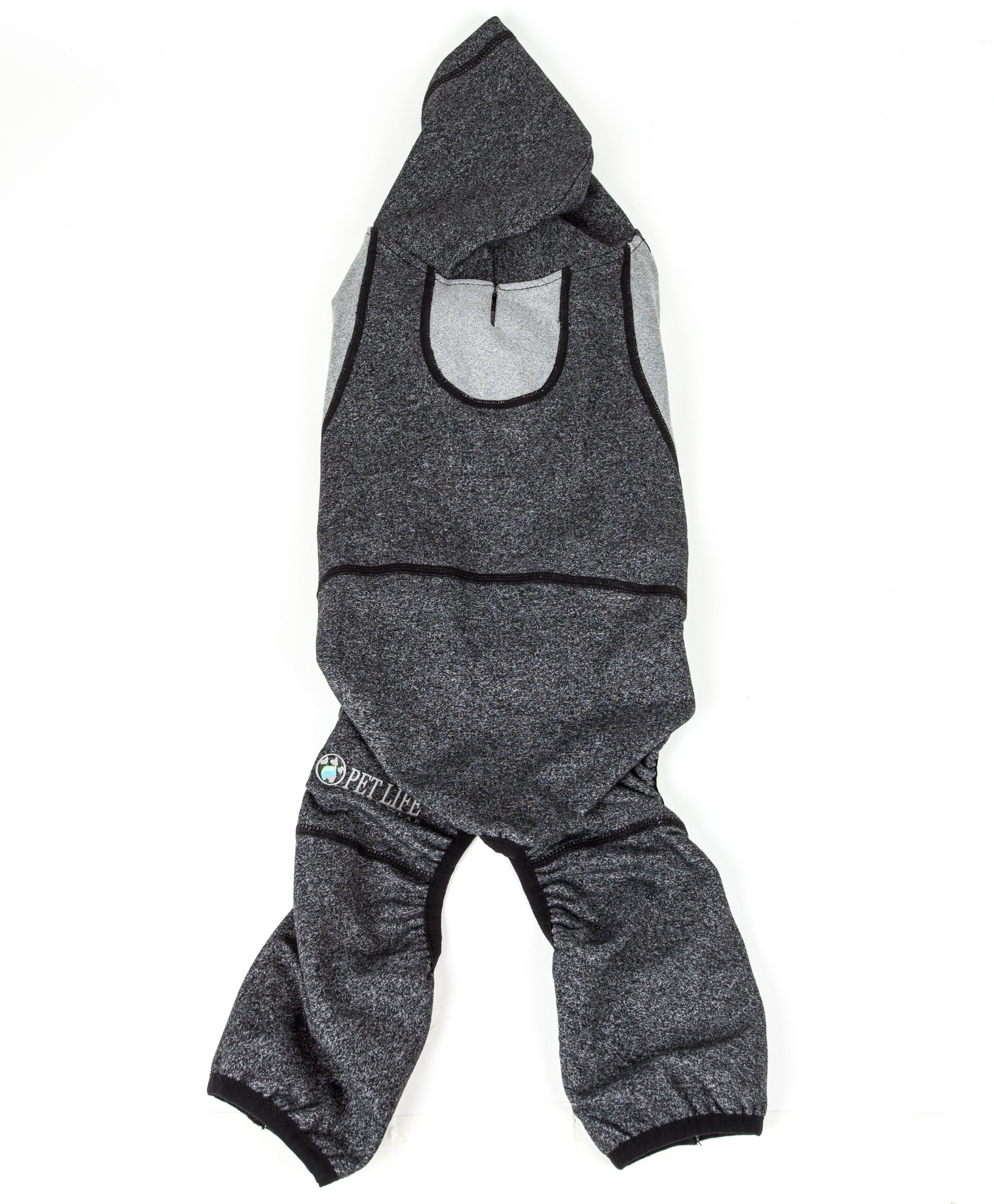 Fur-Breeze 4-Way-Stretch Full Body Hooded Dog Yoga Sweater