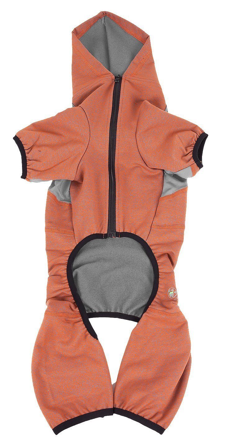 Fur-Breeze 4-Way-Stretch Full Body Hooded Dog Yoga Sweater