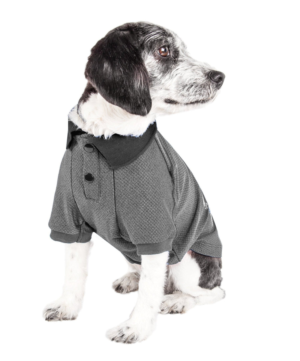 Active Fur-Flex Stretch Quick-Dry Anti-Odor Fitness Yoga Dog Polo T-Shirt