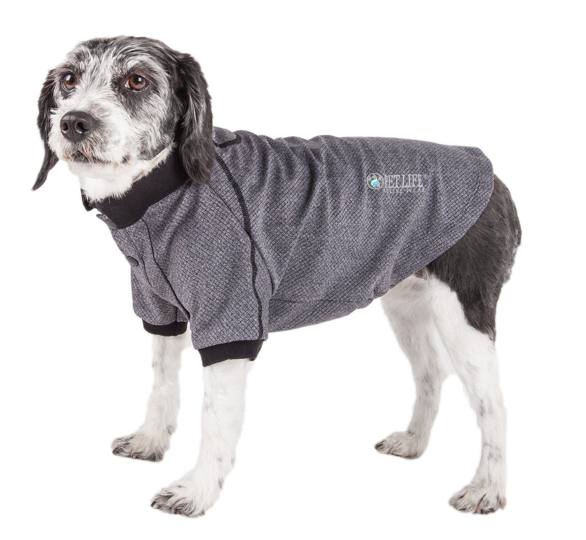 Active Fur-Flex Stretch Quick-Dry Anti-Odor Fitness Yoga Dog Polo T-Shirt