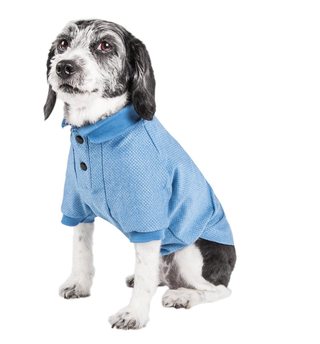 Active Fur-Flex Stretch Quick-Dry Anti-Odor Fitness Yoga Dog Polo T-Shirt