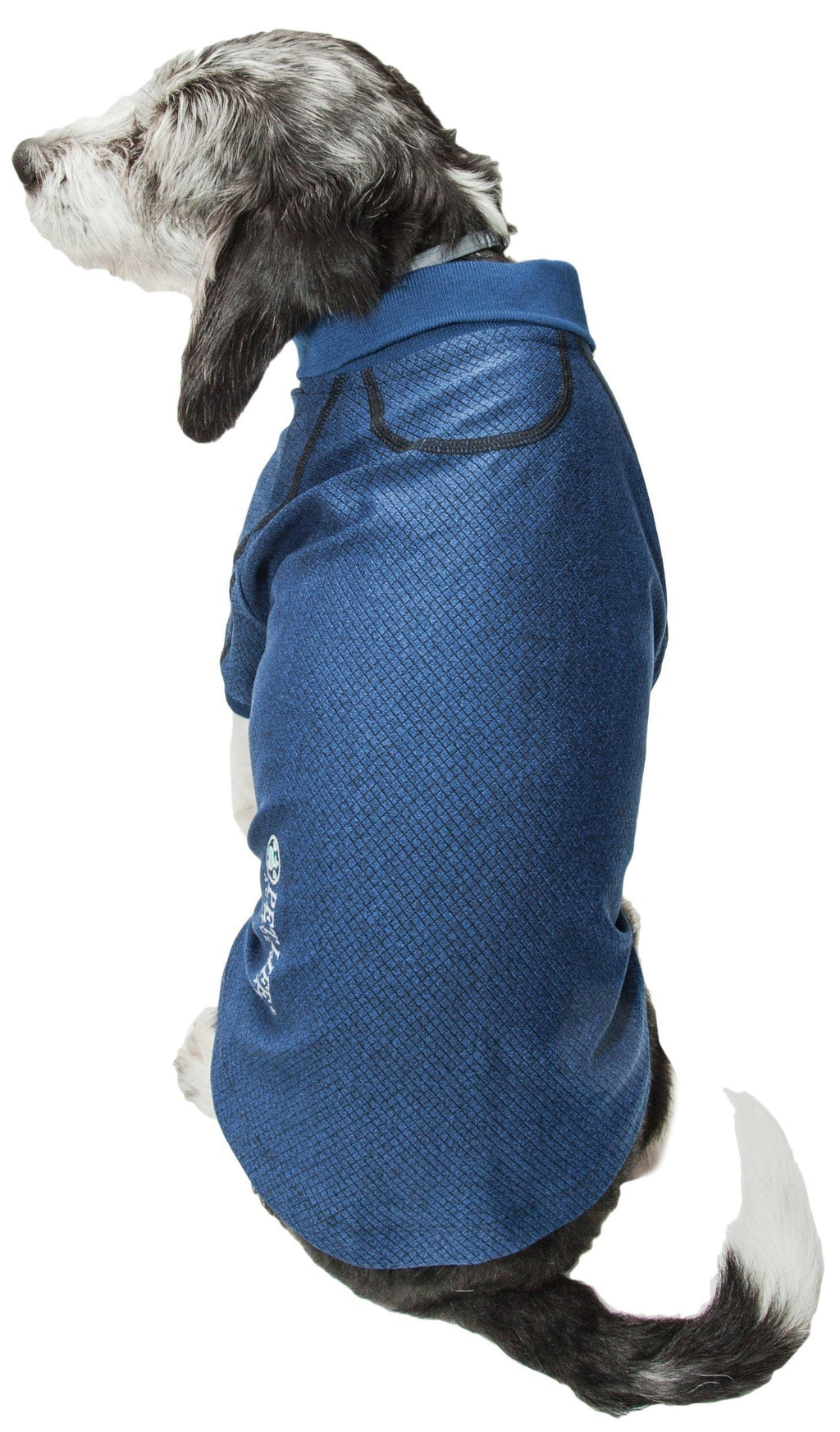 Active Fur-Flex Stretch Quick-Dry Anti-Odor Fitness Yoga Dog Polo T-Shirt