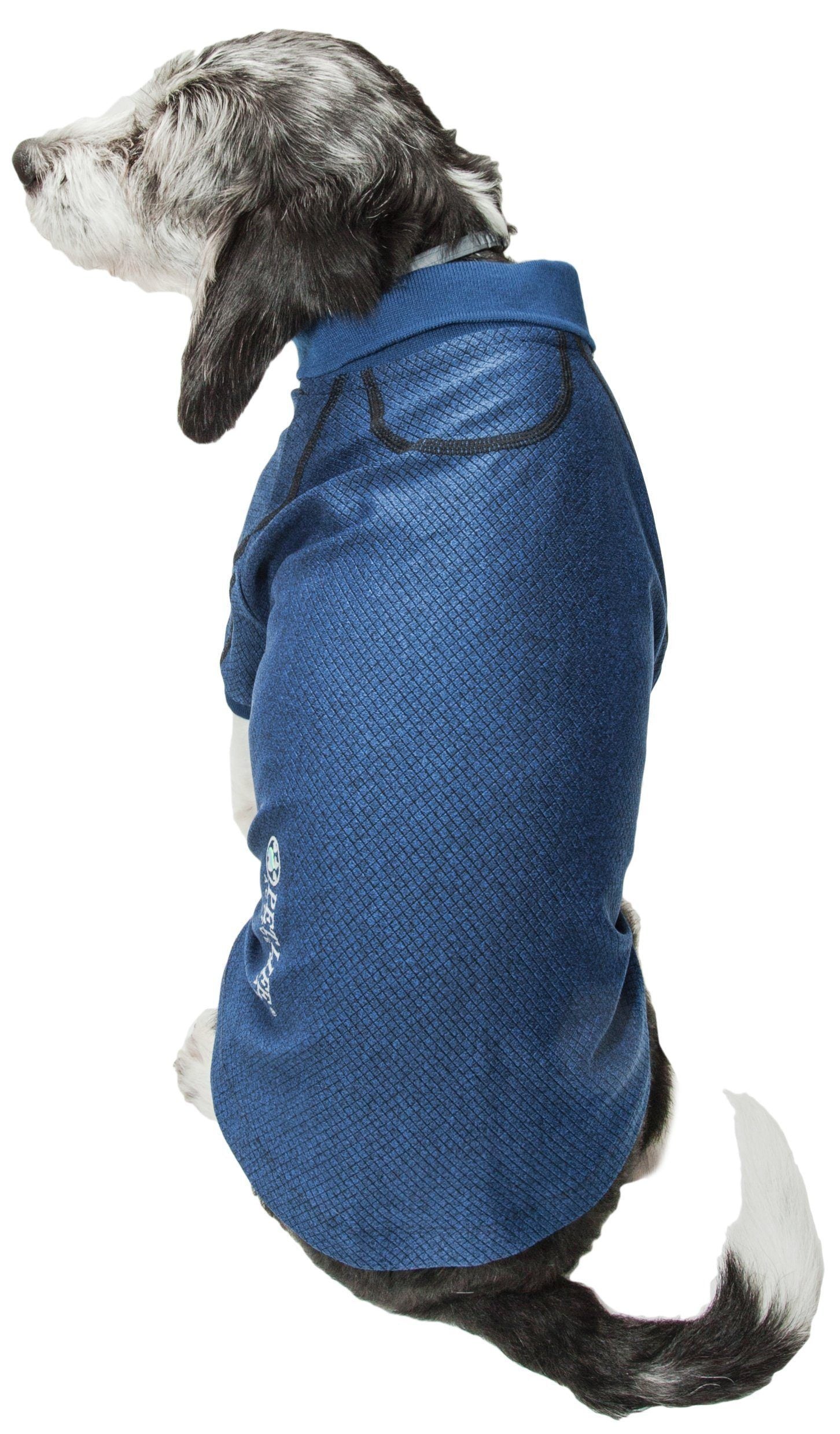 Active Fur-Flex Stretch Quick-Dry Anti-Odor Fitness Yoga Dog Polo T-Shirt