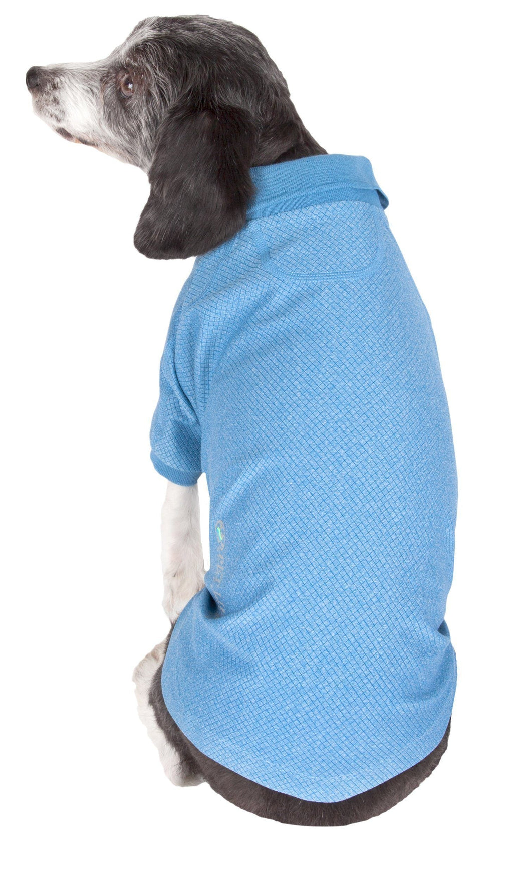 Active Fur-Flex Stretch Quick-Dry Anti-Odor Fitness Yoga Dog Polo T-Shirt
