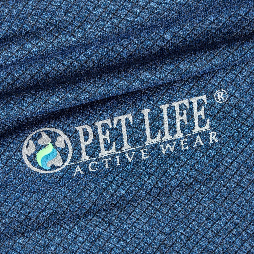 Active Fur-Flex Stretch Quick-Dry Anti-Odor Fitness Yoga Dog Polo T-Shirt