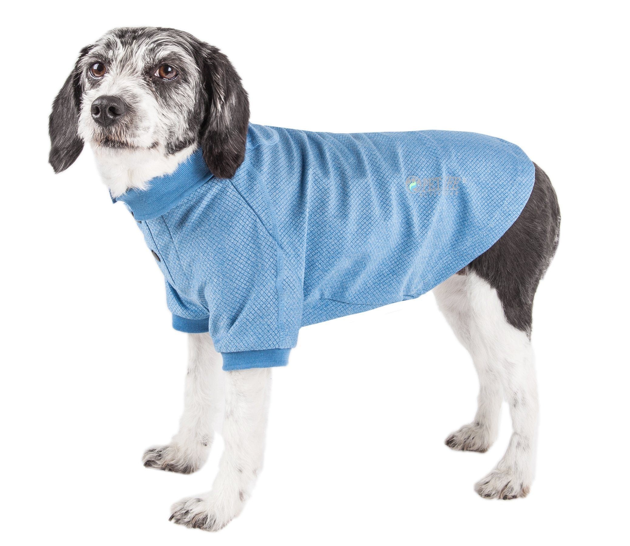 Active Fur-Flex Stretch Quick-Dry Anti-Odor Fitness Yoga Dog Polo T-Shirt