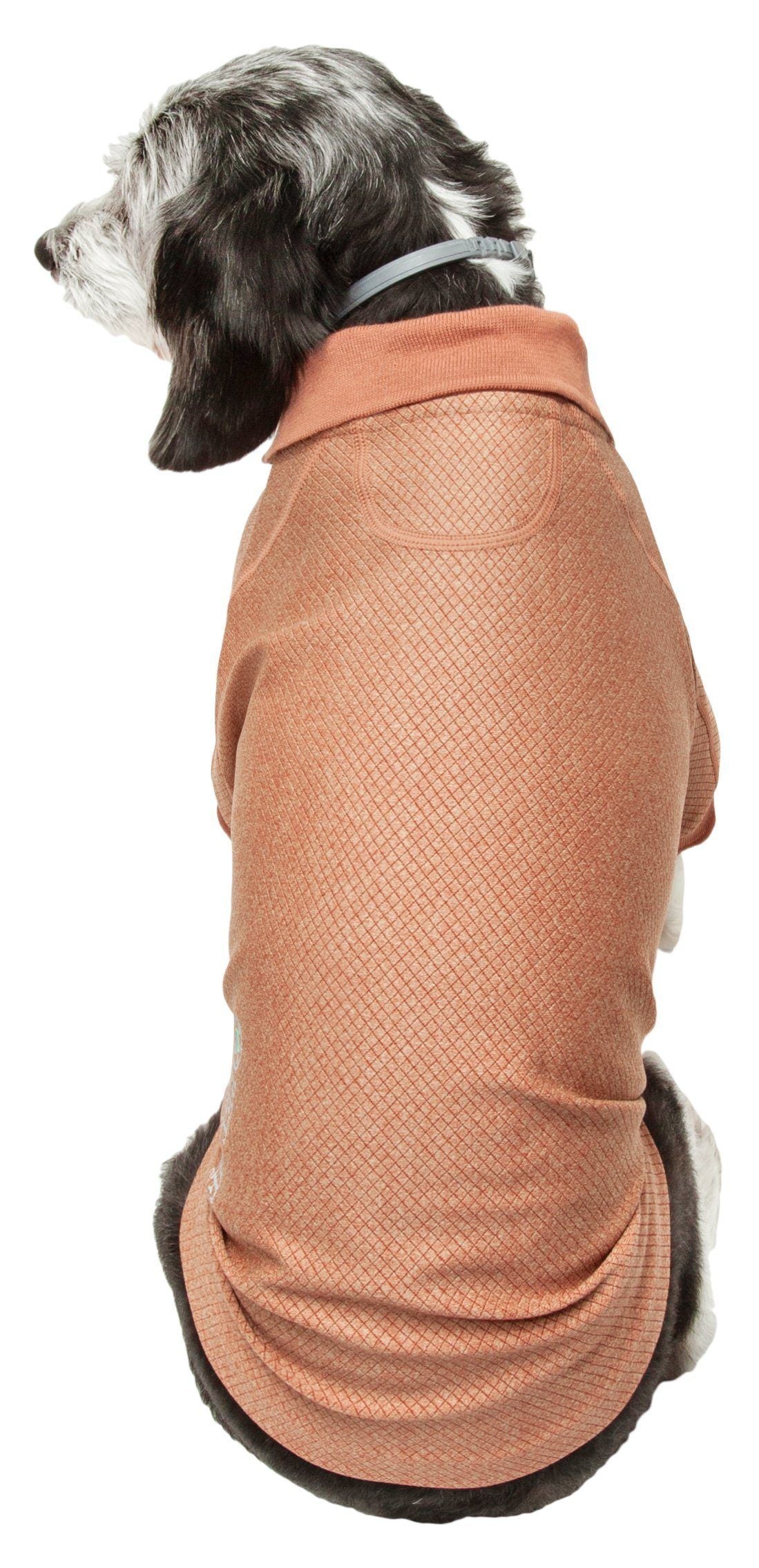 Active Fur-Flex Stretch Quick-Dry Anti-Odor Fitness Yoga Dog Polo T-Shirt